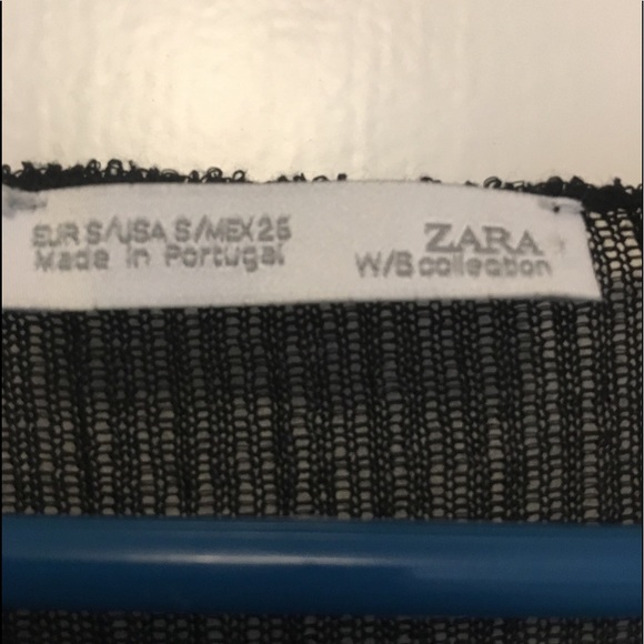 Zara black sheer blouse - Picture 6 of 6